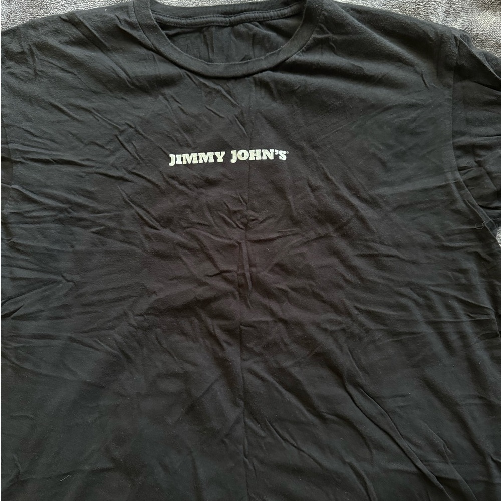 Jimmy John’s Black T-Shirt Size L